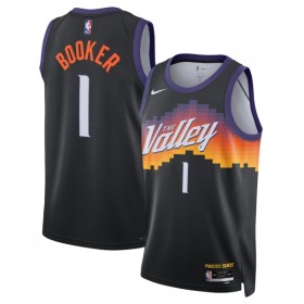 Phoenix Suns Devin Booker Nike 2025-26 City Edition Musta Miesten Pelipaidat Swingman